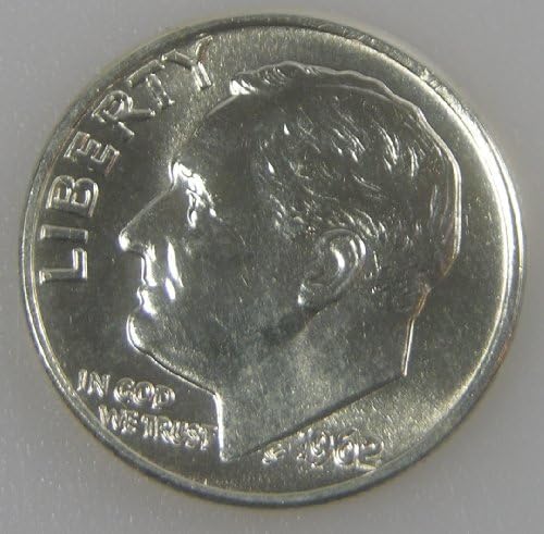 1962 Roosevelt Silver Dime - não circulado