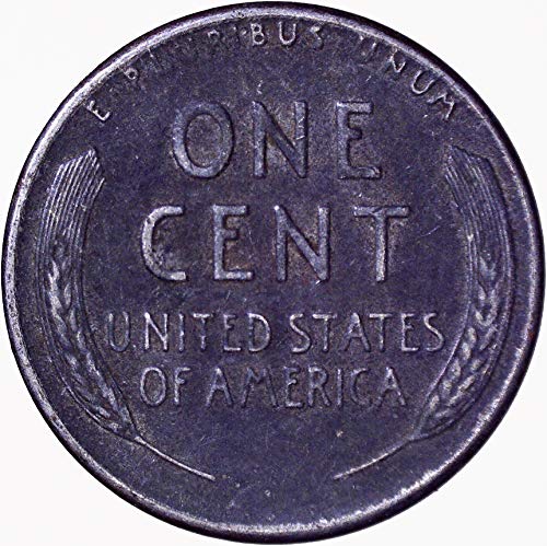 1943 Aço Lincoln Wheat Cent 1C muito bom