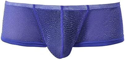 Os shorts de boxer sexy masculinos Bulge Bulge Pouch Elastic Wauds Briefs Vê através de tangas de cores sólidas respiráveis ​​safadas para sexo/reprodução