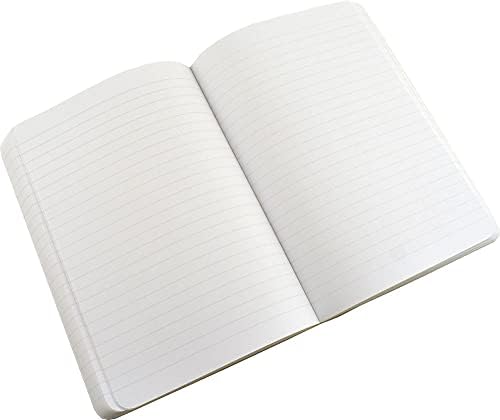 Caderno de capa macio do Zequenz Classic 360, diário de amarração suave, grande, preto, 5,75 x 8,25, 200 folhas