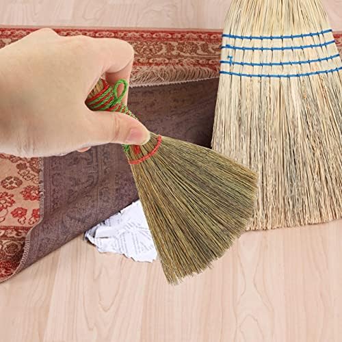 Yardwe 2pcs Desktop Cleaning Sweeper Broom Handeld Handel Dust Brush Small Broom House Housed Duster