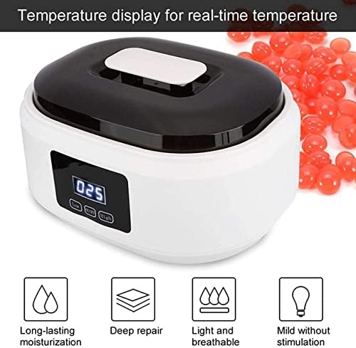 Heyuanpius Digital Wax Aquecedor, aquecedor de cera parafina Removel Removel Device Aquecedor de cera Display para Biquíni sobrancelhas faciais de corpo inteiro Axila