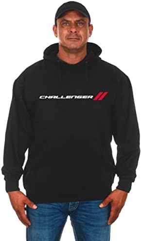 JH Design Group Men's Dodge Challenger Hoodies em 2 estilos Pullover & Zip Up
