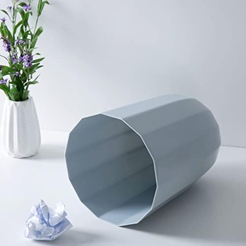 Lixo de lixo de paifa, lixo de classificação criativa pode fazer lixo de vaso sanitário de vaso sanitário de vaso sanitário doméstico lata de cozinha sala de estar criativa cesta de papel pequeno lixo/azul