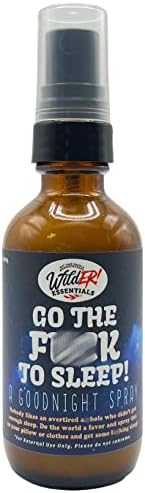 Wilder Essentials - Vá para dormir! - Spray essencial de óleo feito nos EUA com avelã orgânica e óleos essenciais puros, purificador