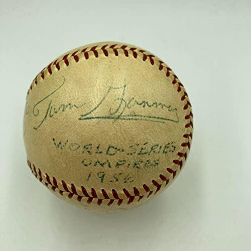 Historic 1956 World Series Don Larsen Perfect Game Signed Game usado Baseball JSA - MLB Game autografado usado Baseballs