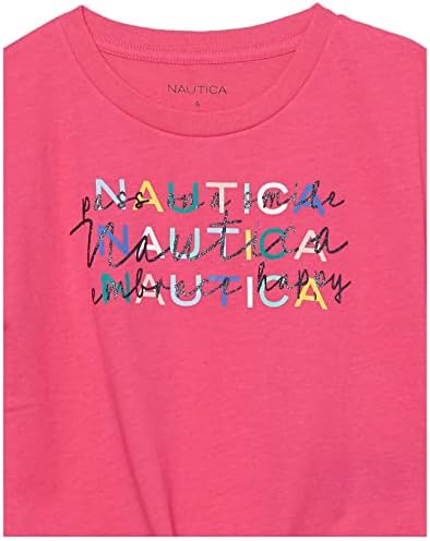 Camiseta gráfica de manga curta de garotas nautica