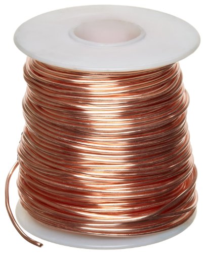 Fio de cobre nu, brilhante, 32 awg, 0,008 de diâmetro, 39300 'de comprimento