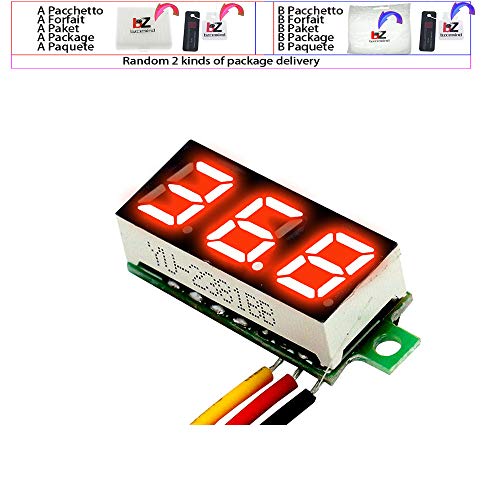 0,28/0,36/0,56 polegada LED Voltímetro digital Amperdício de carro Motociclo Cartagem de tensão Meter Volt Detector