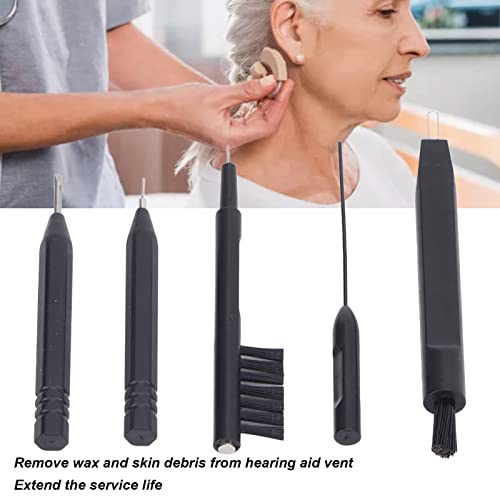 Ferramentas de limpeza, kit de limpeza de aparelhos auditivos pincéis de limpeza de aparelhos auditivos Audindo ferramentas