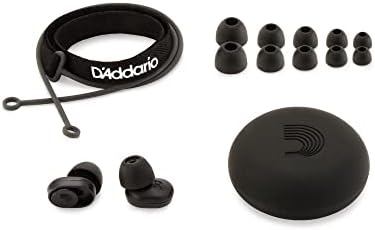 D'AdDario DBUD High Fidelity Encangos de ouvido com duas configurações de volume -12 dB e -24 dB - sem baterias ou