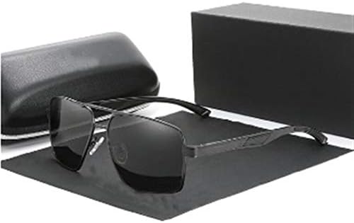 Óculos de sol de alumínio masculino de lentes polarizadas Design da marca de óculos de lesas de solas de escoamentos de pernas