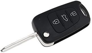 2PCs/Set 3 Botões Casos de shell de chave remota com 2 comutador compatível com Hyundai i30 i20 Elantra
