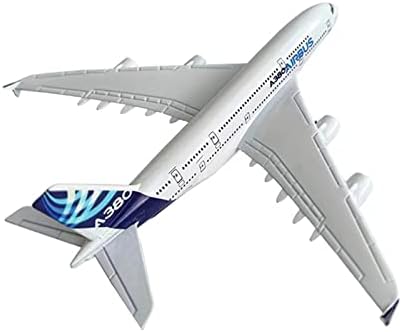 Protótipo da Dagijird A380 Civil Airliner Modelo 16 cm Modelo de aviação de simulação de aeronaves com suporte de exibição