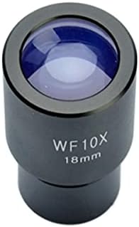 Kit de acessórios para microscópio para adultos em campo largo ocular wf10x 18mm microscópio de largura angular angular 23,2mm tamanho de montagem laboratório consumíveis