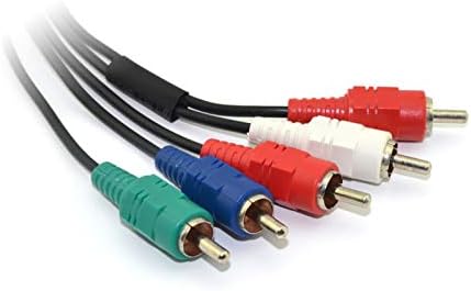 YJLLOVE Yangjiaolian 1,8m componentes múltiplos AV Cable Audio Video HD TV Cable Fit for Playstion 2 Fit for PS2 Fit for PS3 Controller