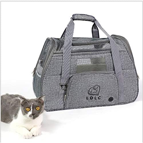 Bolsa de estimação meilishuang saco de estimação bolsa oxford pano gato e cachorro fora portátil saco de ombro de estimação respirável