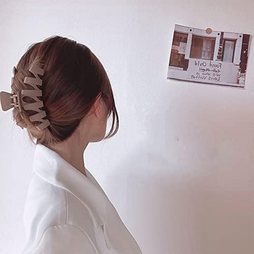Clipe de agarrar houchu simples clipe elegante de cabelo feminina coreana cor de tamanho grande acessórios de cabelo de tamanho