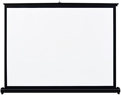 Tela de projetor sxyltnx de 50 polegadas Pull Up Dobring Screen Home Theater para projetor DLP Projector Handheld 4: 3