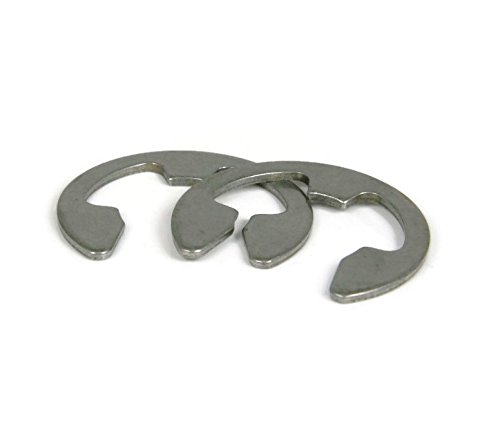 Anéis de retenção de aço inoxidável e anéis de retenção E-43ss 7/16 Qty 100