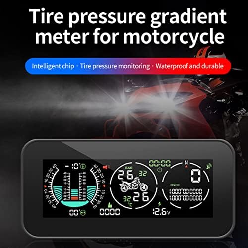 Sistema de monitoramento de pressão dos pneus ABS de alta temperatura resistente ao gradiente GPS HUD Display com 2 sensores TPMs