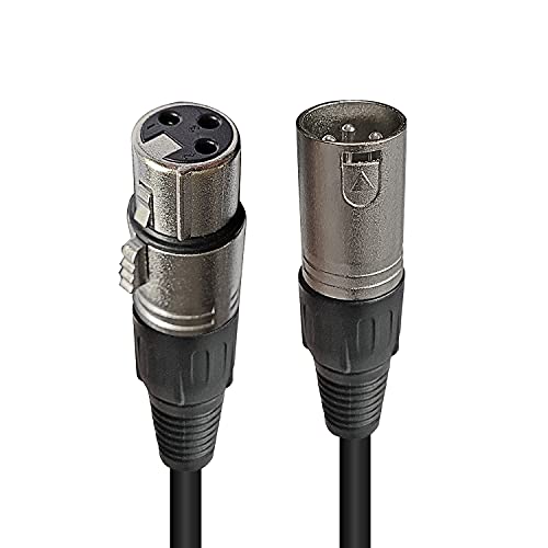 2 pacote de cabos de microfone XLR de 20 pés por AxCessables | Negócios baseados nos EUA | XLR a XLR Cabo equilibrado