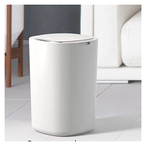 YCFBH INCLUTENT INDUÇÃO Lixo pode armazenamento elétrico Lixo de abertura automática lata de cozinha lata de cesta sala de estar de