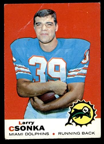 1969 Topps # 120 Larry Csonka Miami Dolphins VG Dolphins Syracuse