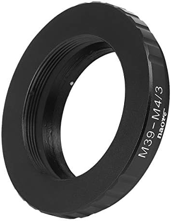 Adaptador de montagem de lentes manuais HAOGE para Leica 39mm M39 Lente de montagem LTM para Olympus e Panasonic Micro Four Thirds MFT M4/3 M43 Câmera de montagem