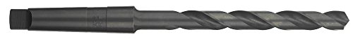 Ferramentas de corte Morse 10091 Ferrilha de haste de cone, aço de alta velocidade, 4 mts, ponto de 118 graus, 1-27/64 , acabamento de óxido preto