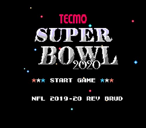 Tecmo Super Bowl 2020 Versão Videogame Video Game for NES