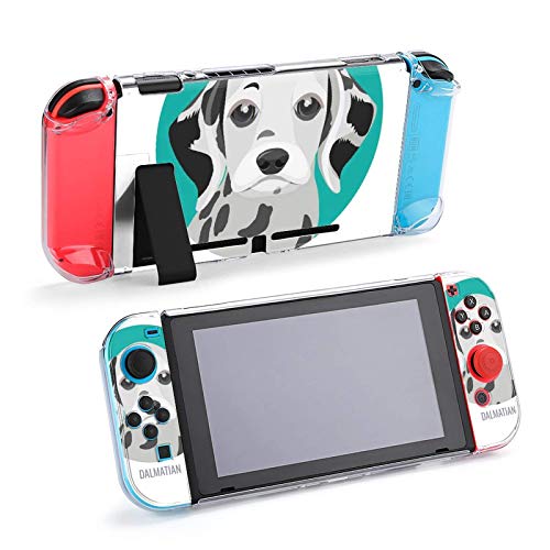 Caso para Nintendo Switch, Dalmácia Puppy em Green Circle Cinco Pieces Defina acessórios de console de casos de capa protetores