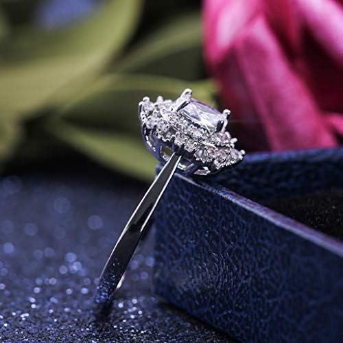 2023 Novo metal personalizado diamante completo microinlaid zircon anel feminino jóias presentes divertidos para mulheres coloridas