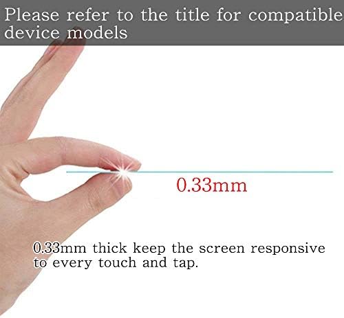 [3 pacote] Protetor de tela de vidro temperado Puccy compatível com Orient Re-ND0007S Protetores de filme Anti Scratch Bubble Free for SmartWatch
