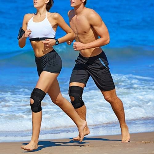 ALREMO XINGHUANG - Estabilizador de joelho de compressão fraca ferida artrítica artrítica Knee Brace Profissional elástico joelheira