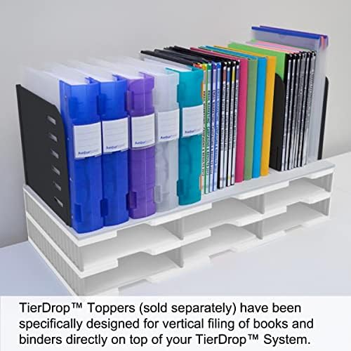 Ultimate Office Tierdrop Jumbo de 12 compartimentos de alta parede alta-Classifica documentos, formulários e correio-Recursos