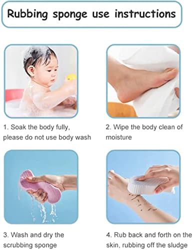 2022 Nova esponja de banho de banho Ultra Soft Body Sponge Sponge Super macio de banho esfoliante, Espor do esfoliante Spa Remova a esponja de banho de esponja reutilizável para adultos crianças