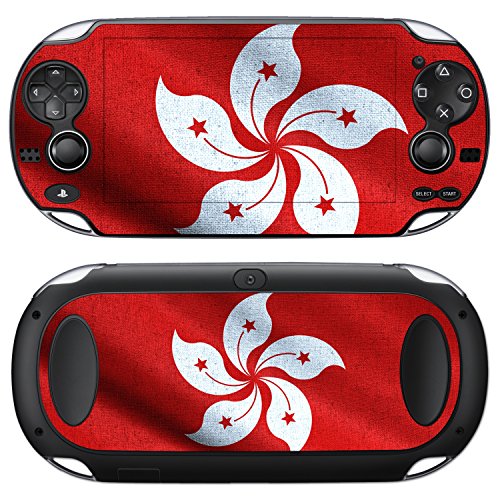 Sony PlayStation Vita Design Skin Bandeira de Hong Kong adesivo de decalque para PlayStation Vita