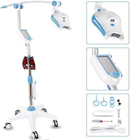 Máquina de clareamento dos dentes piaocaiyin, luz de dentes LEDs clareador com tela de toque de 5 polegadas, livre para ajustar a