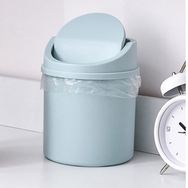 XDCHLK Bin lixo pequeno lixo de lata de lata de lata de lixo com lixo de quarto lixo pode limpar a caixa de trabalho caixa de armazenamento Home Desk Dustbin