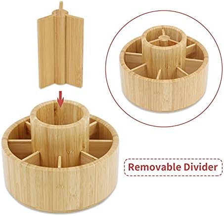 Diosles de 6 pacote Divisores de gavetas de bambu