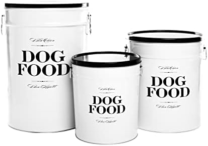 Harry Barker Bon Chien Cachos de armazenamento de alimentos para cães, 22 libras de comida