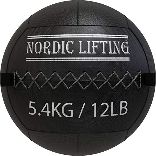 Nordic Lifting Slam Ball 45 lb pacote com bola de parede 12 lb