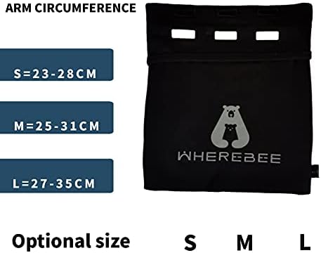 WhereBee Sports Sport Saco de braço de celular: compatível com o celular com bolsa portátil para exercícios