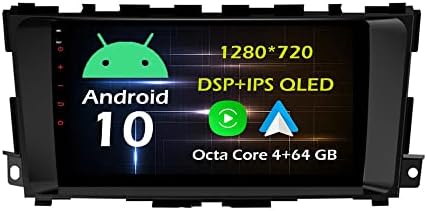 9 '' 4+64 GB Android 10 no Rádio estéreo de carro Dash Fit para Nissan Teana 2013 14 15 16 17 18 UNIDADE DE NAVEGIAÇÃO