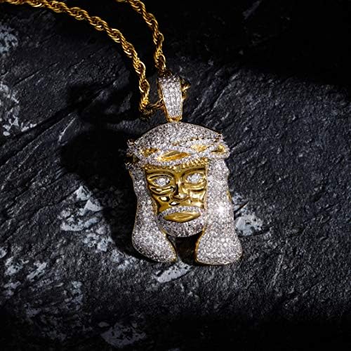 TopGrillz Men 14K Gold Bated Out Iced Out