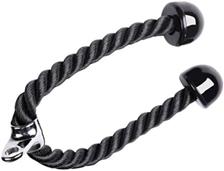 Tríceps de besportble puxando corda de corda pesada ginástica fitness ticep barra de fixação de cabos de cabos para ginásio e polia doméstica