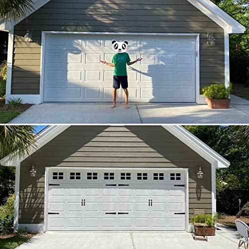 2 kits de garagem para carros - 32 PCs Fácil Instalação Fácil painéis de janelas magnéticas para painéis de porta de garagem
