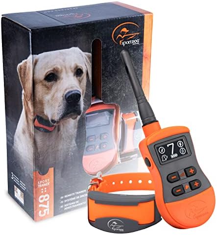 Treinadores remotos do SportDog Brand Brand SportTrainer - Bright, fácil de ler tela OLED - Collar de treinamento de cães à prova