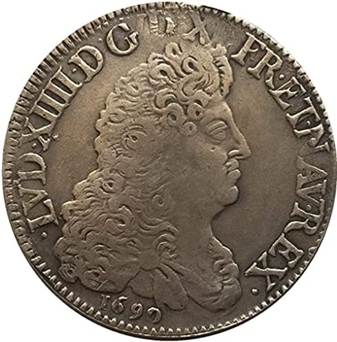1690 Moeda francesa Pure Copper Plated Actique Coins Crafts CollectionCoin Coleção comemorativa Coin